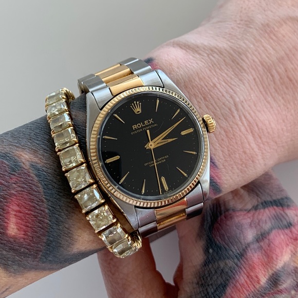 Rolex Accessories - Rolex Oyster 18k Gold and Stainless Steel 34mm
